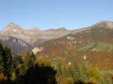 Chalet La Marmotte, Chaîne des Aravis, Mont Charvin en automne