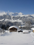 Chalet la Marmotte, Vue Chaîne des Aravis