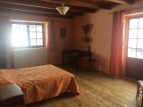 Chambre premier étage lit double vue sur Aravis