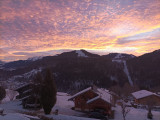 Photo du ciel en hiver