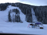 Les Airelles n°11 - Vue du balcon l'hiver