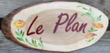 PEINTURE SUR BOIS DU NOM DU GÎTE