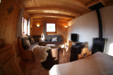 Chalet Le Grépon, coin salon
