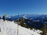 Vue des pistes