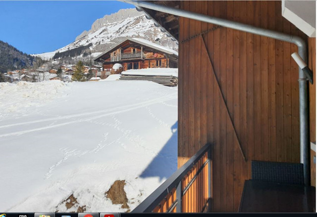 Terrasse Ouest Hiver - © SCI de Borderan Terrasse Ouest Hiver