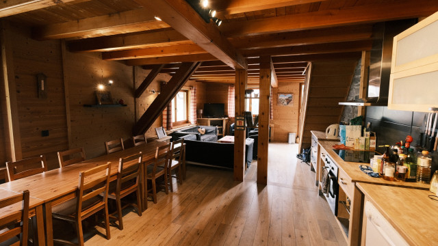 Salon et cuisine