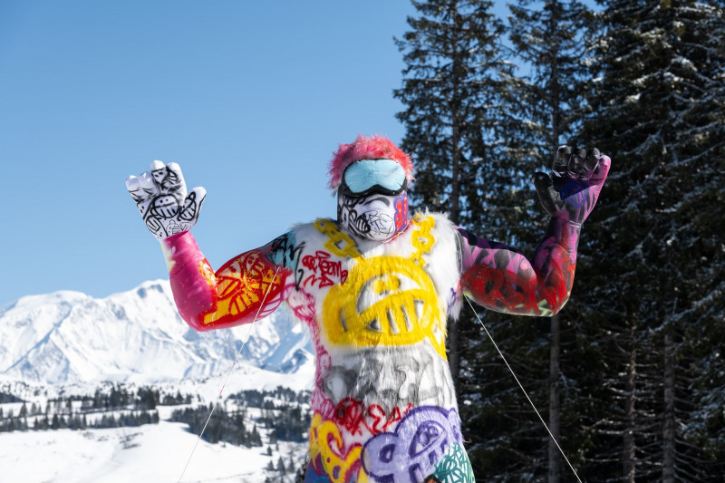 L'art au sommet du Lachat - Crest-Voland - Semaine Val d'Arly Street Art Festival