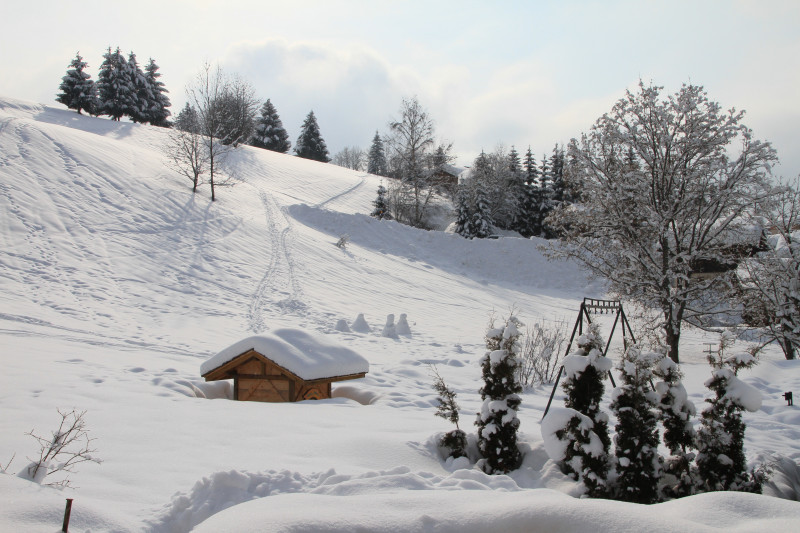 Chalet La Marmotte, piste de luge