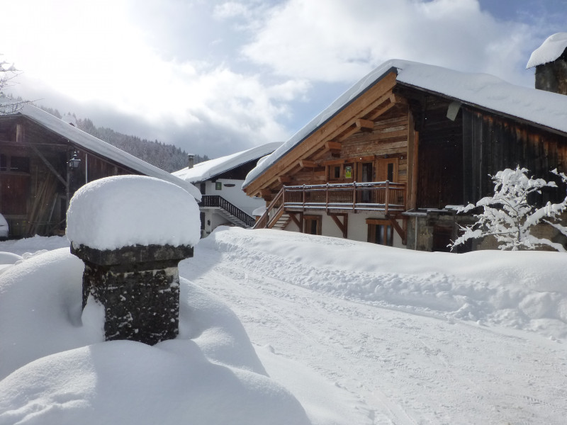 le chalet en hiver