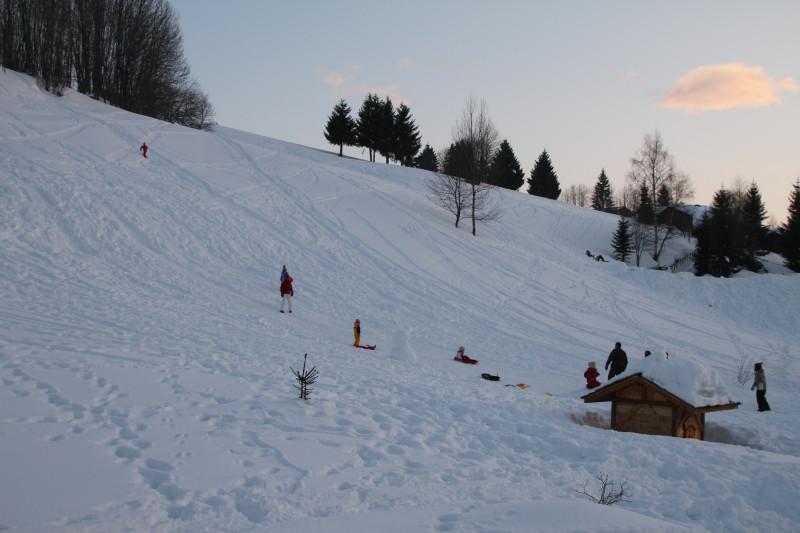 Piste de luge Chalet Mandallaz