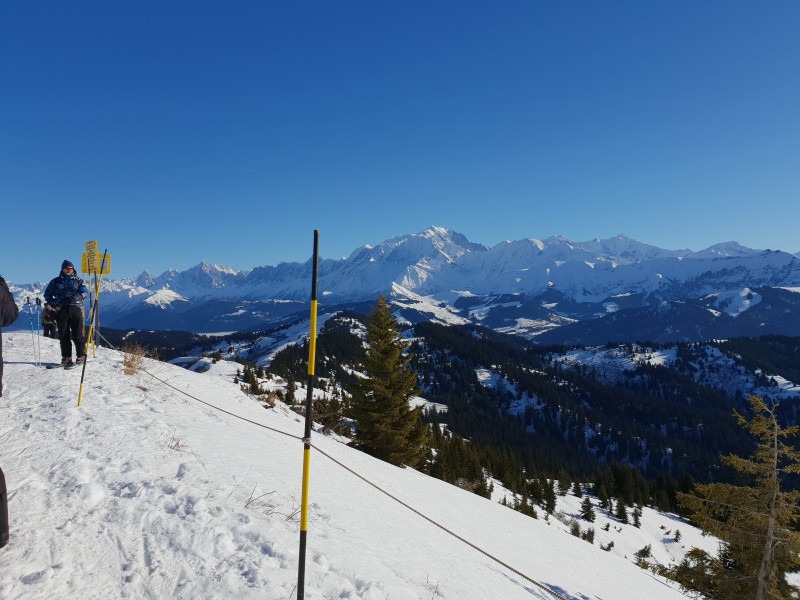 Vue des pistes