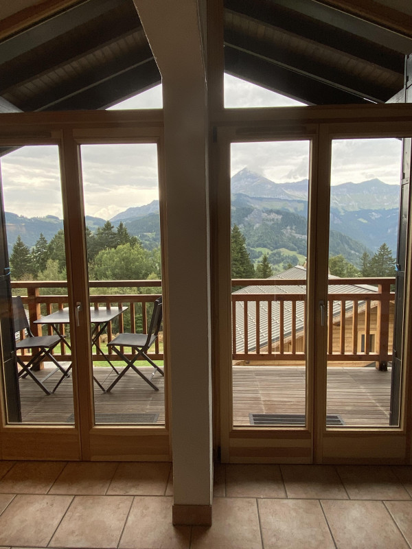 Baie vitrée salon - Vue Aravis